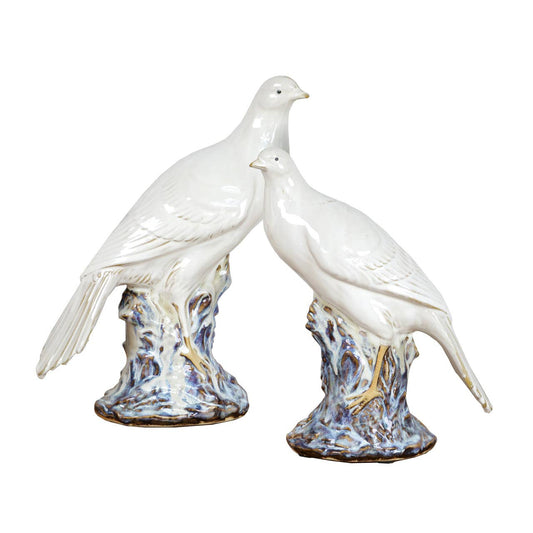 Dove Bird Figurines Set