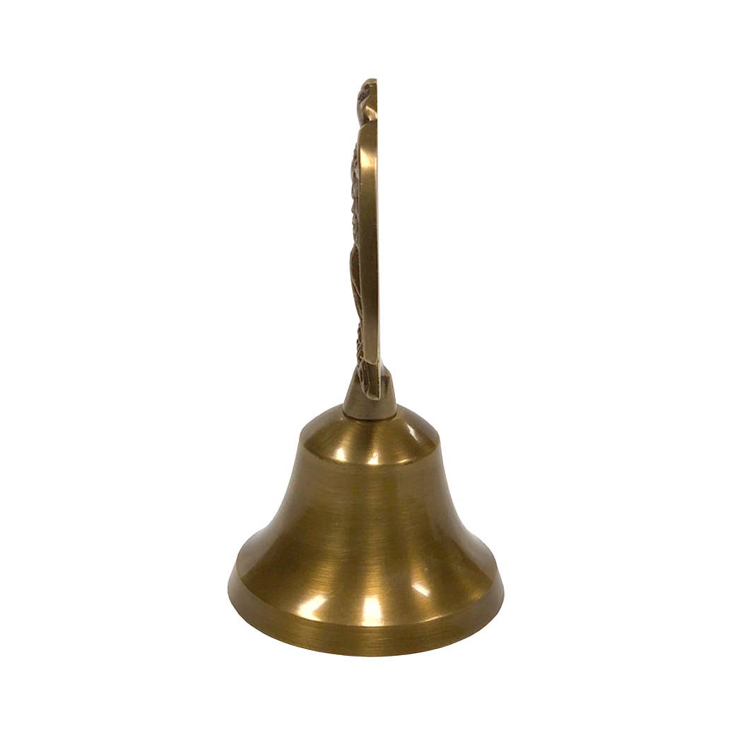 5" Antiqued Brass Eagle Hand Bell