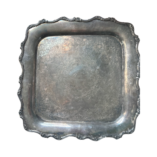 Silver plated Square Tray