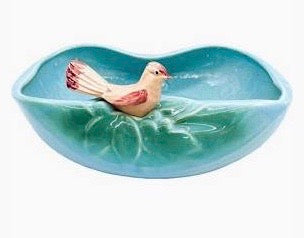 McCoy Bird Bath Turquoise