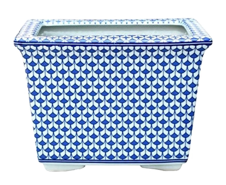 Rectangular Cachepot - Blue