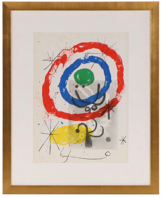 Lithograph Joan Miró  from Derrière le Miroir, 1965