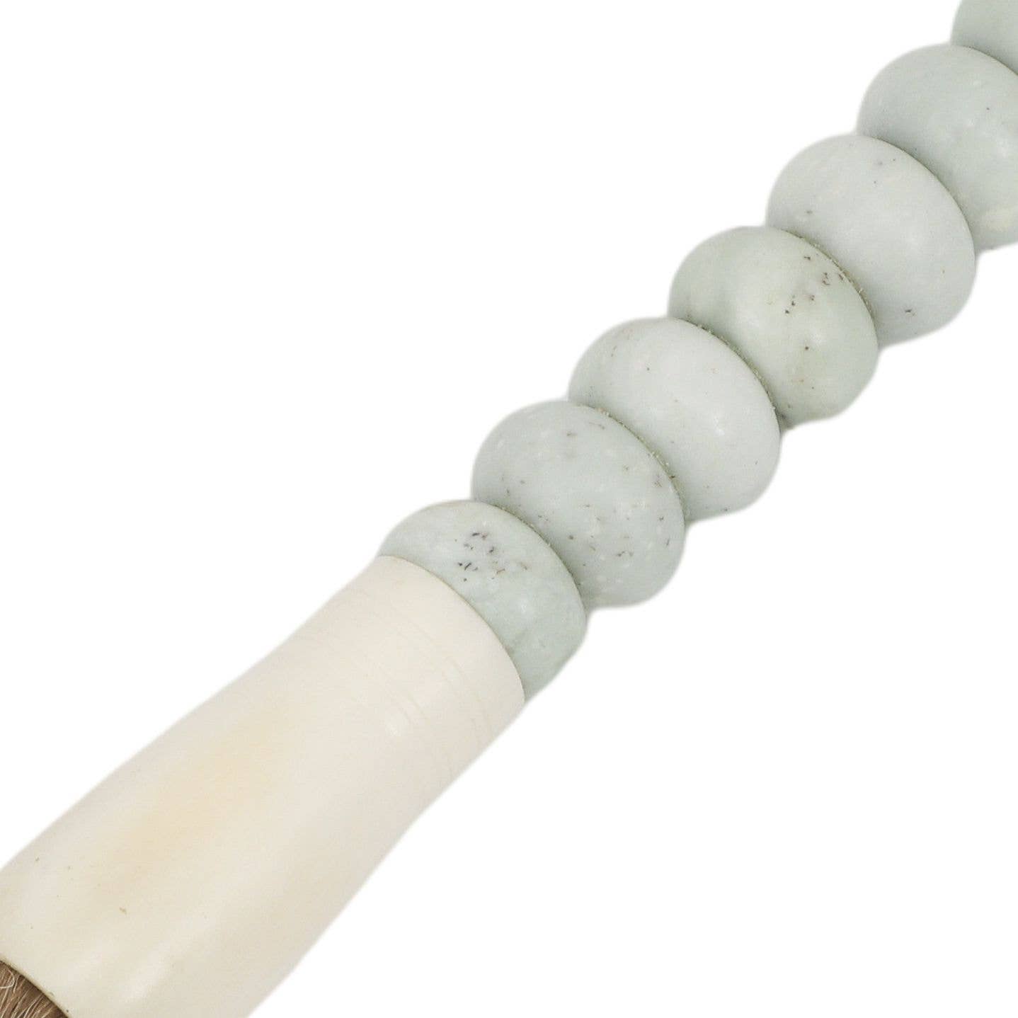 Small White Abacus Jade Calligraphy Brush