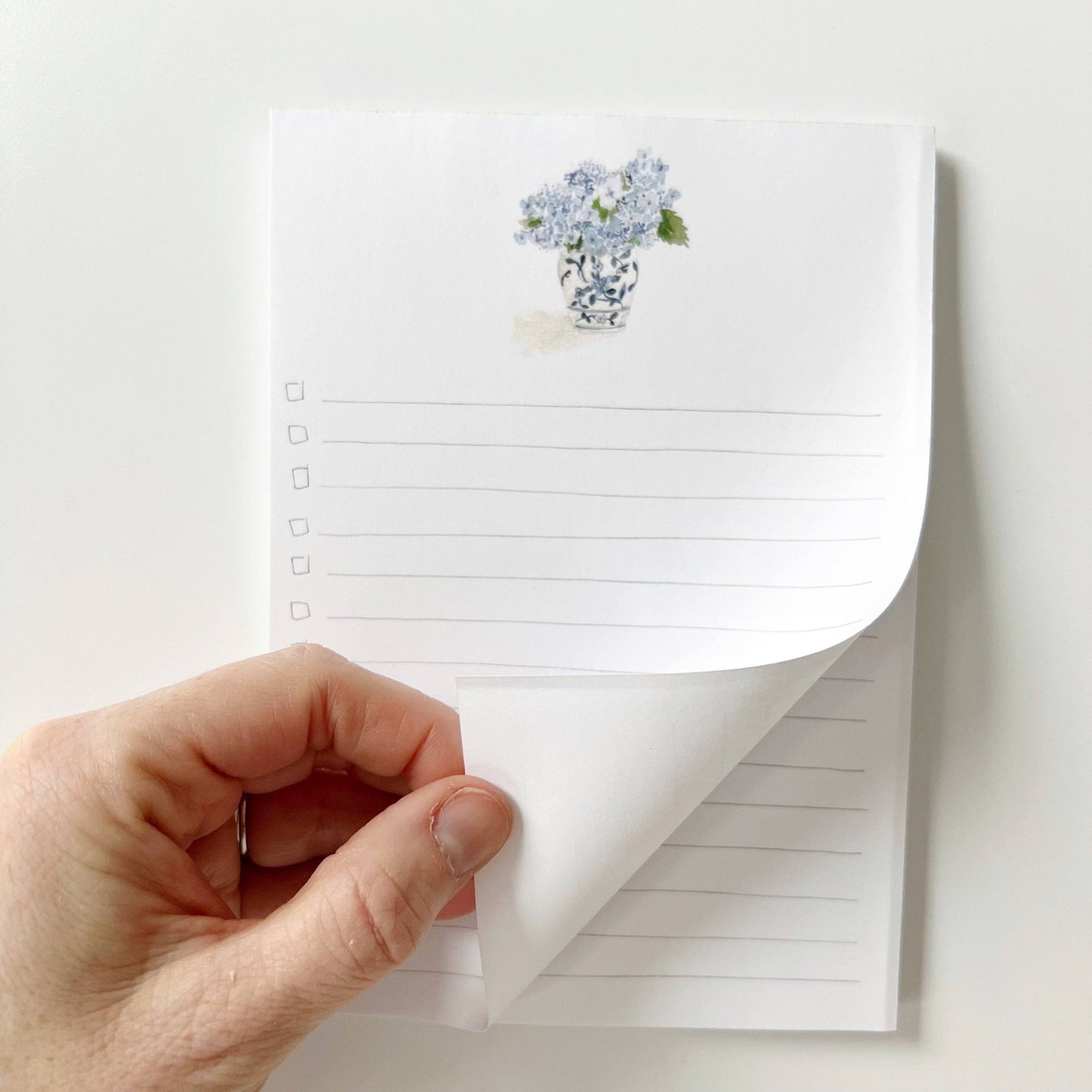 Checklist notepad: Bluebird