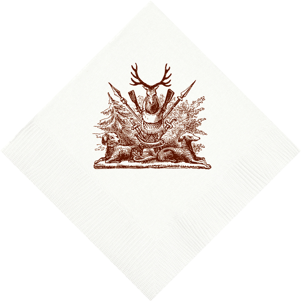 Hunting Crest Beverage Napkins