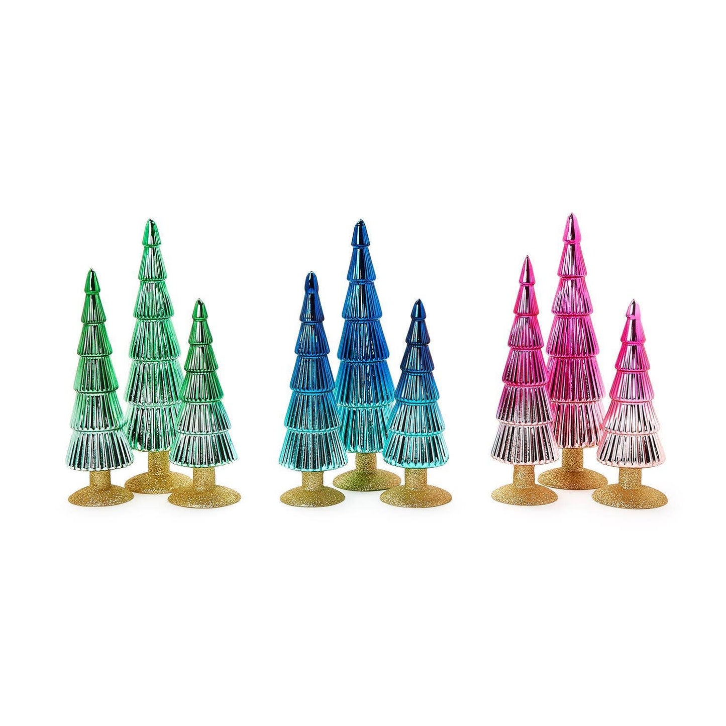 Mercury Ombre Christmas Trees