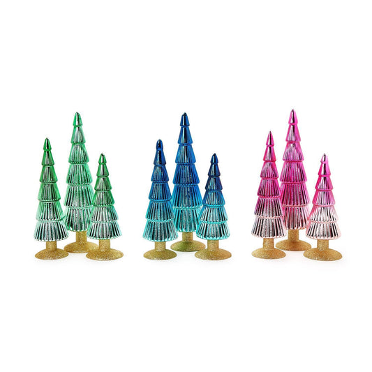 Mercury Ombre Christmas Trees