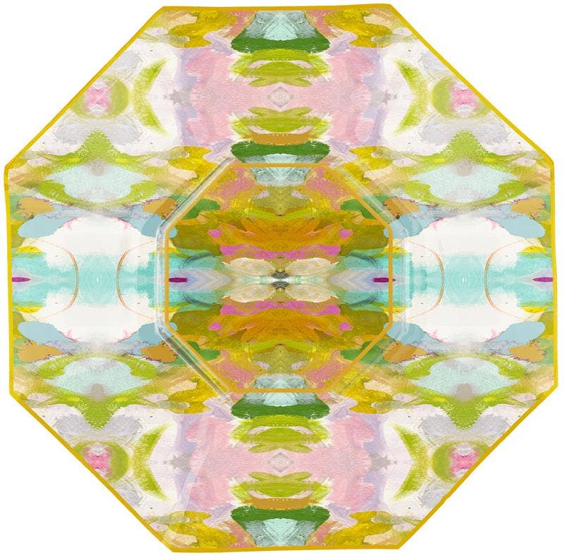 Palm Beach by Laura Park Decoupage Glass Plate: 5" Octagonal