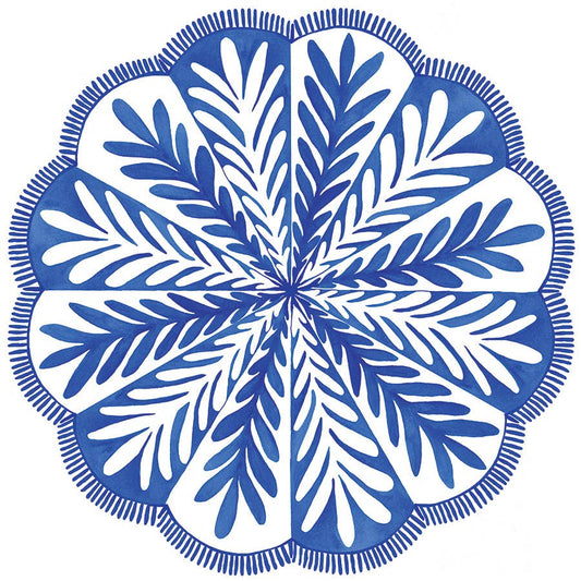 Blue Pinwheel Paper Placemats